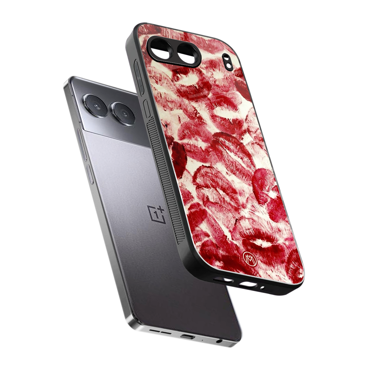 lip glam back phone cover | glass case for oneplus nord 4