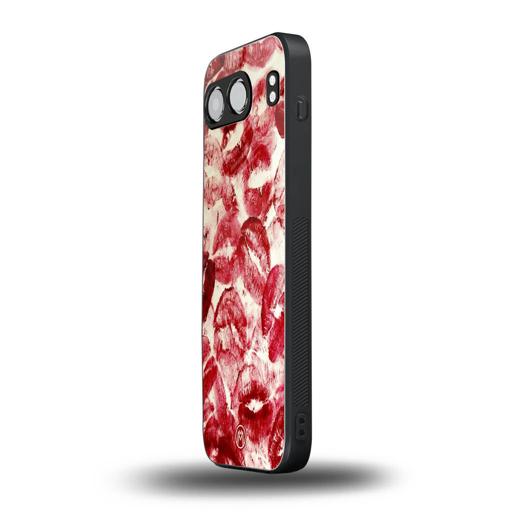 lip glam back phone cover | glass case for oneplus nord 4