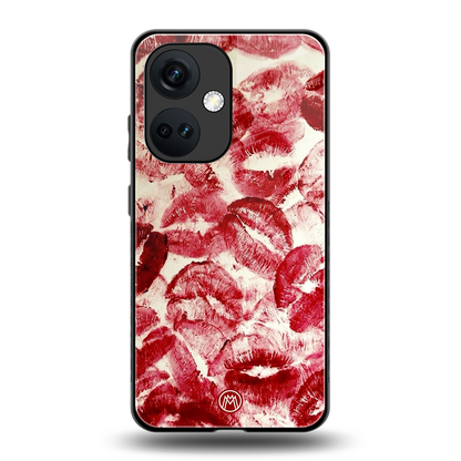 lip glam back phone cover | glass case for oneplus nord ce 3