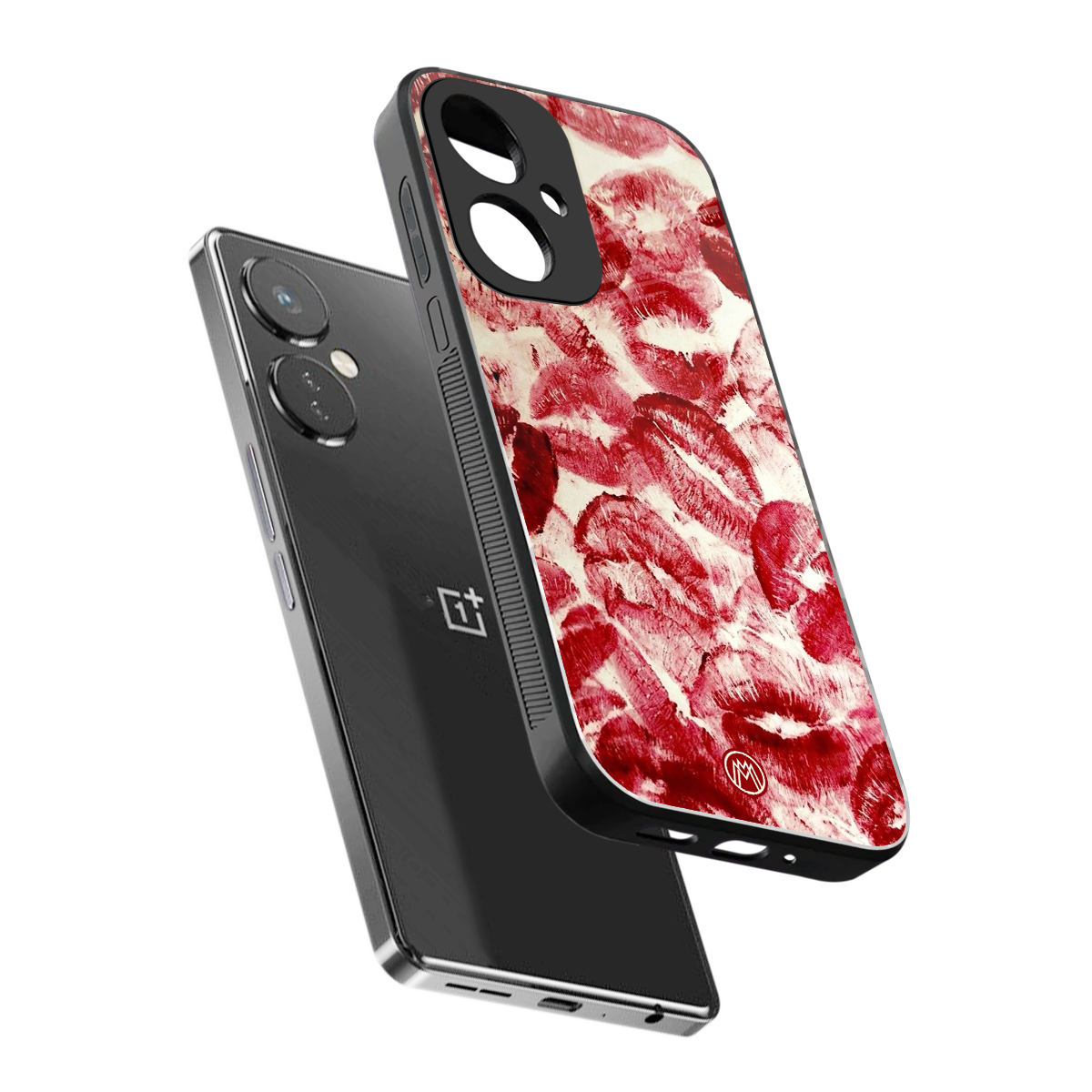 lip glam back phone cover | glass case for oneplus nord ce 3