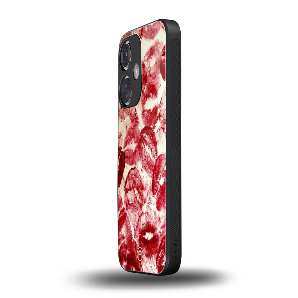 lip glam back phone cover | glass case for oneplus nord ce 3