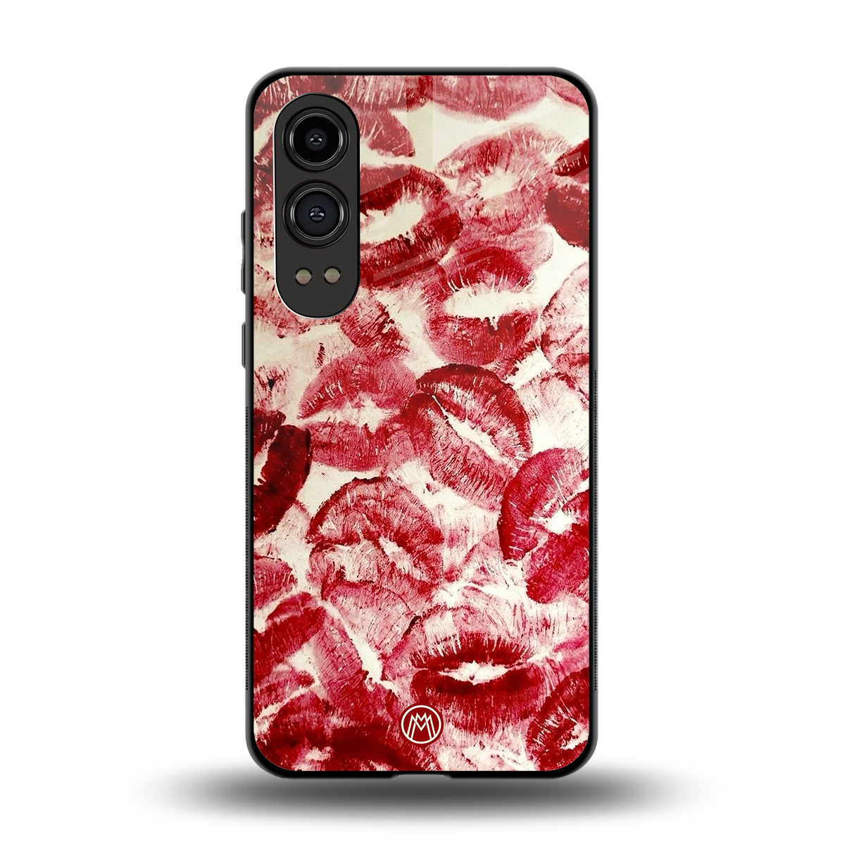 lip glam back phone cover | glass case for oneplus nord ce 4 lite