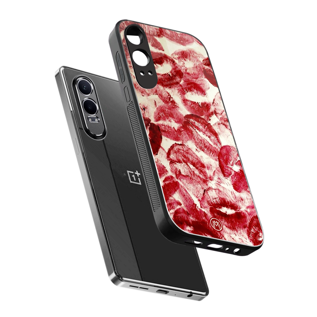 lip glam back phone cover | glass case for oneplus nord ce 4 lite