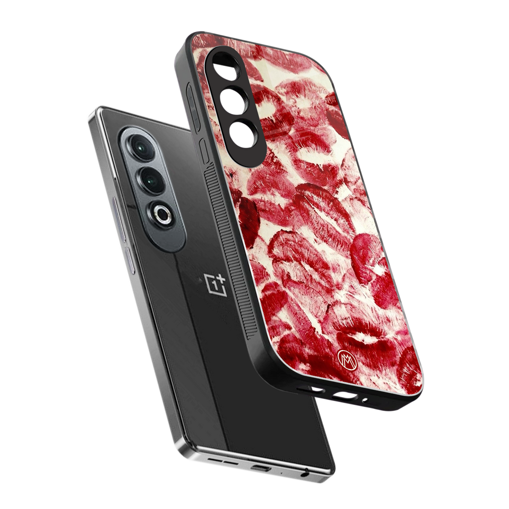 lip glam back phone cover | glass case for oneplus nord ce 4