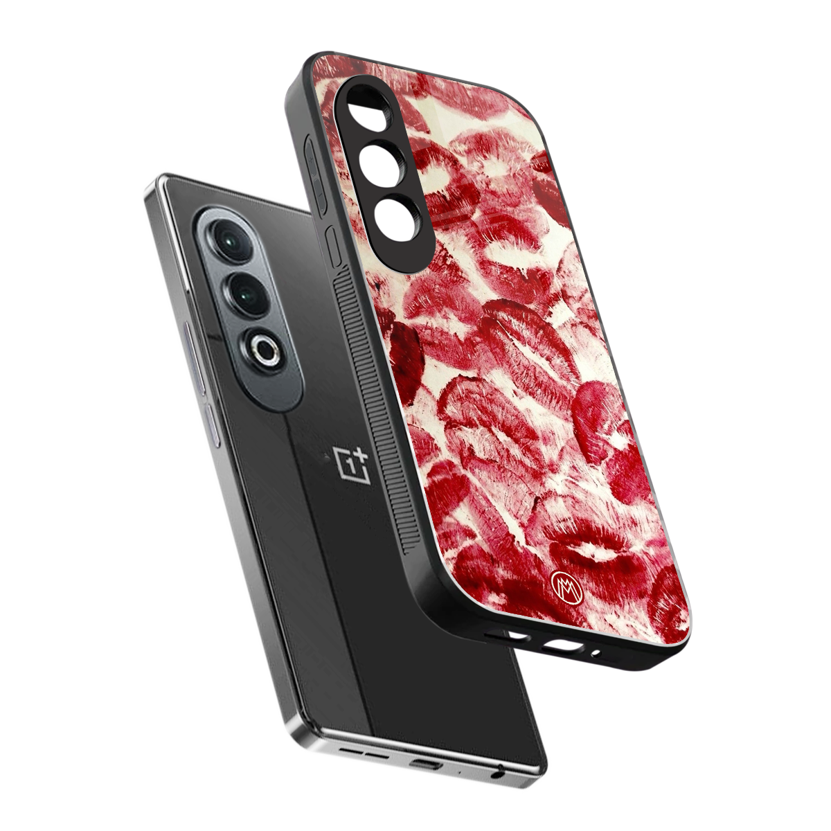 lip glam back phone cover | glass case for oneplus nord ce 4