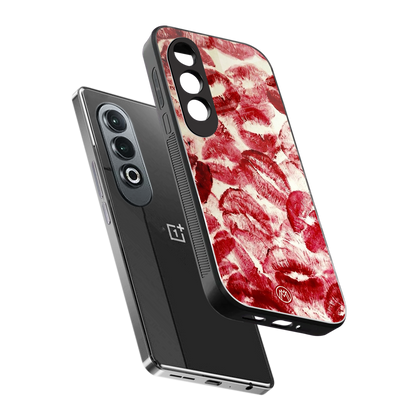 lip glam back phone cover | glass case for oneplus nord ce 4