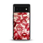 lip glam back phone cover | glass case for Google Pixel 6A