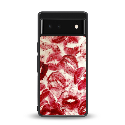 lip glam back phone cover | glass case for Google Pixel 6A