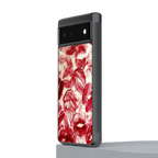 lip glam back phone cover | glass case for google pixel 6