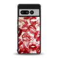lip glam back phone cover | glass case for google pixel 7 pro