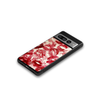 lip glam back phone cover | glass case for google pixel 7 pro