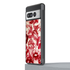 lip glam back phone cover | glass case for google pixel 7 pro