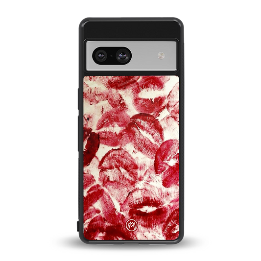 lip glam back phone cover | glass case for Google Pixel 7
