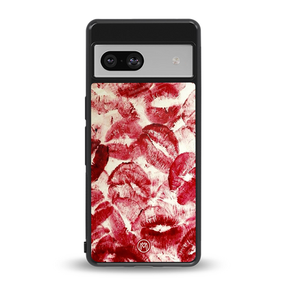 lip glam back phone cover | glass case for Google Pixel 7A