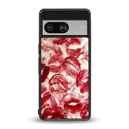 lip glam back phone cover | glass case for Google Pixel 8