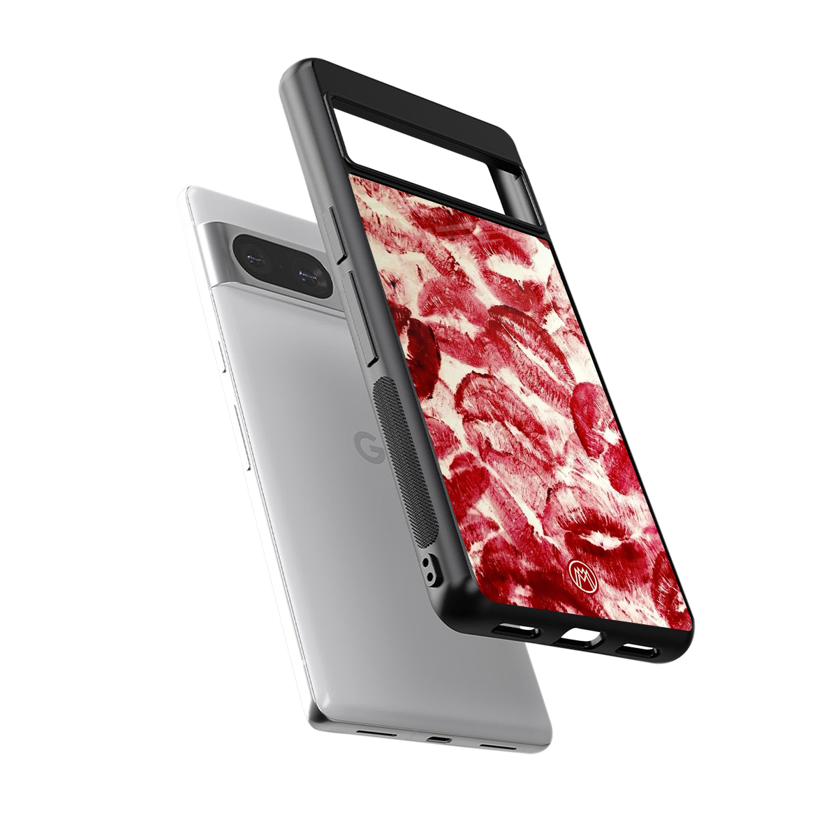 lip glam back phone cover | glass case for Google Pixel 8