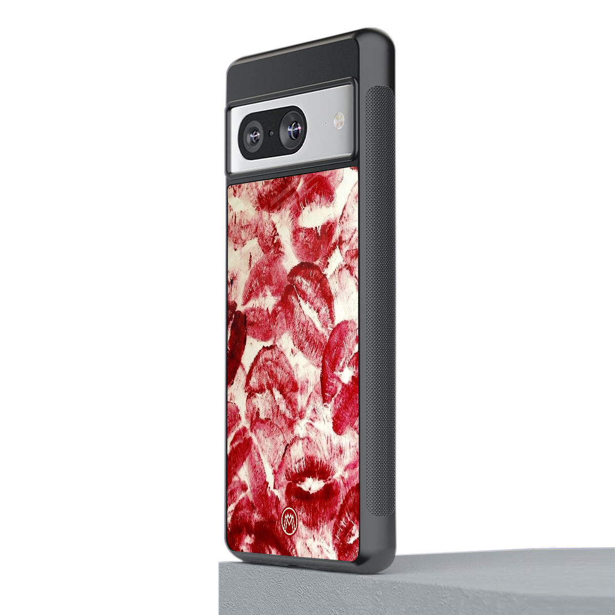 lip glam back phone cover | glass case for Google Pixel 8