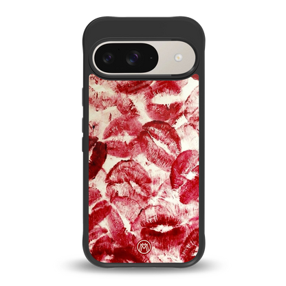 lip glam back phone cover | glass case for google pixel 9