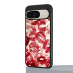 lip glam back phone cover | glass case for google pixel 9