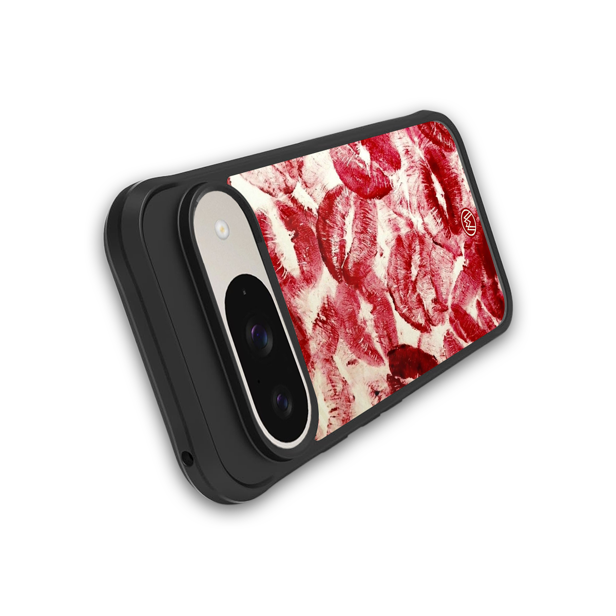 lip glam back phone cover | glass case for google pixel 9