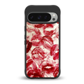 lip glam back phone cover | glass case for google pixel 9 pro xl