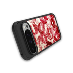 lip glam back phone cover | glass case for google pixel 9 pro xl