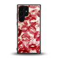 lip glam back phone cover | glass case for samsung galaxy s23 ultra