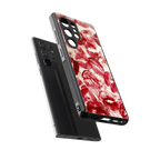 lip glam back phone cover | glass case for samsung galaxy s25 ultra