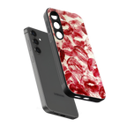 lip glam back phone cover | glass case for samsung galaxy s23 plus