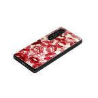 lip glam back phone cover | glass case for samsung galaxy s24 fe