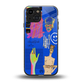 lip love back phone cover | glass case for iphone 13 mini
