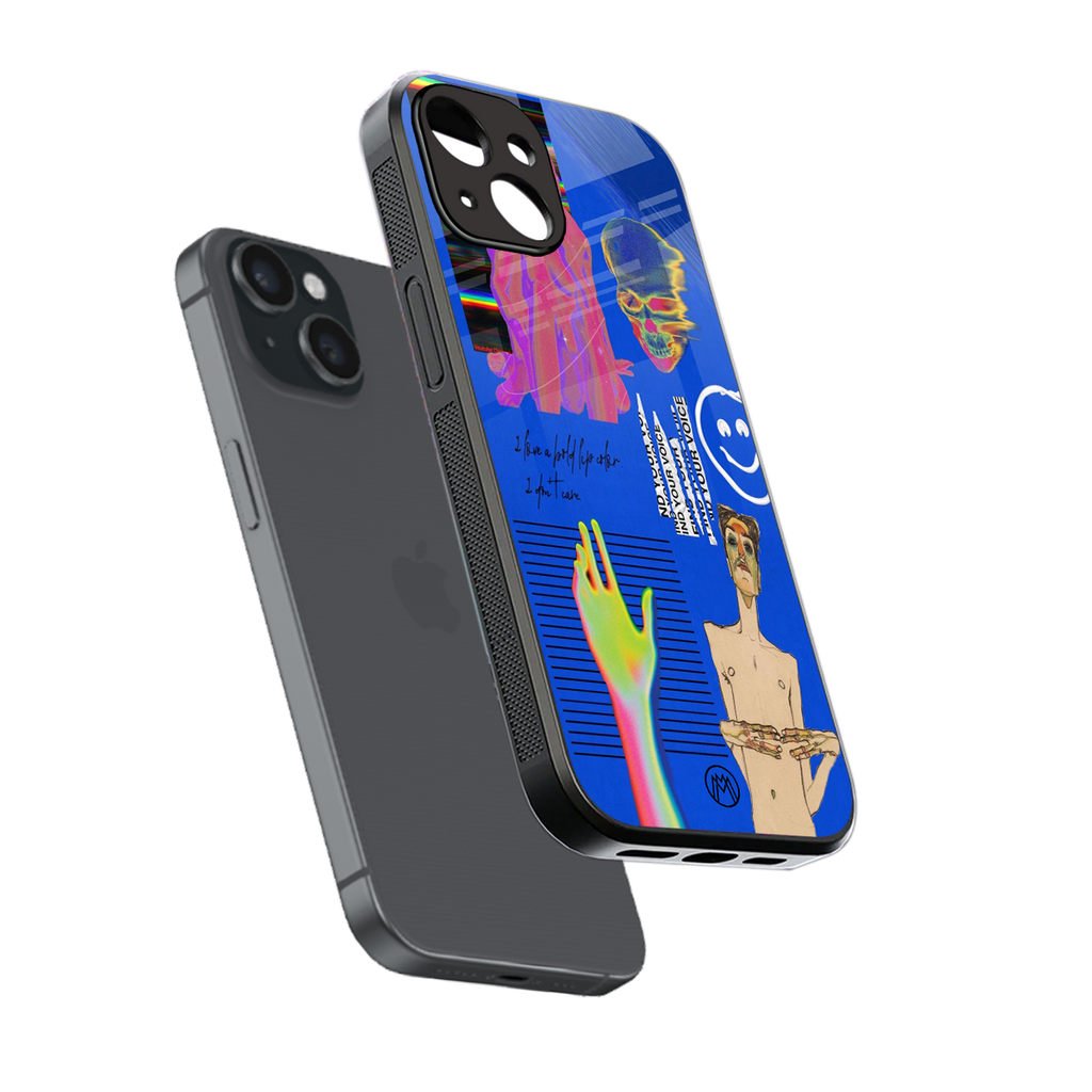 lip love back phone cover | glass case for iphone 13 mini