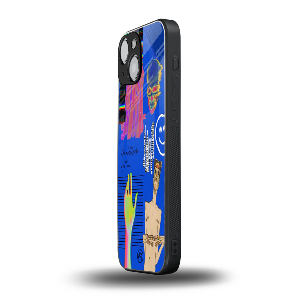 lip love back phone cover | glass case for iphone 13 mini