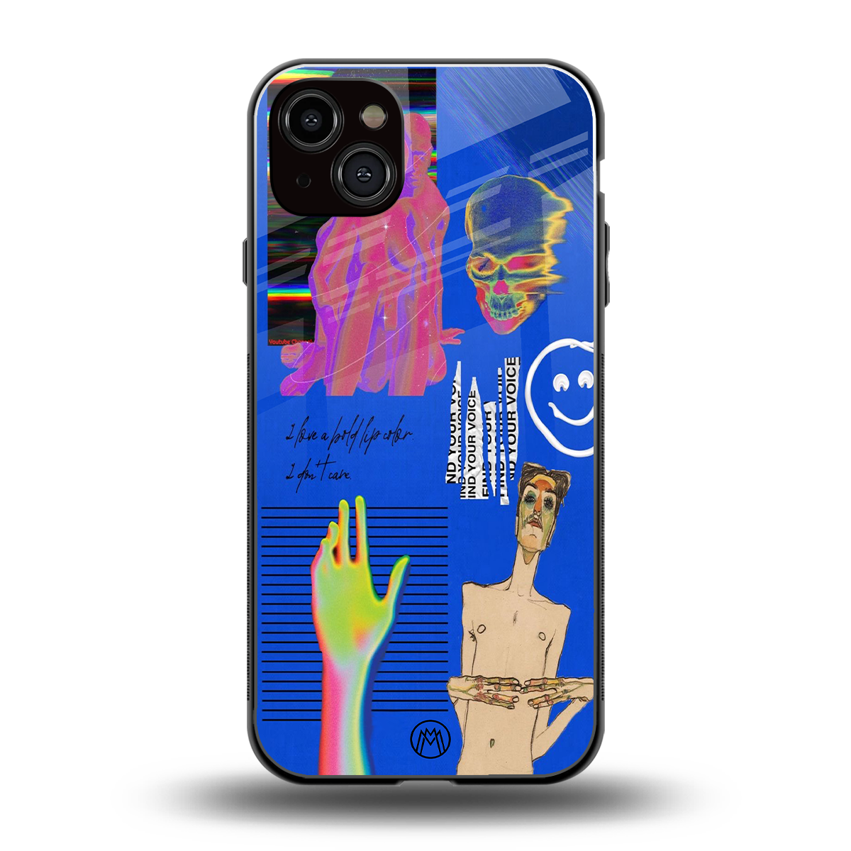 lip love back phone cover | glass case for iphone 15 plus