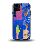 lip love back phone cover | glass case for iphone 14 plus