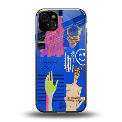 lip love back phone cover | glass case for iphone 14 plus
