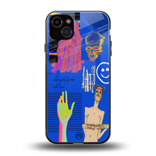 lip love back phone cover | glass case for iphone 14 plus