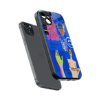 lip love back phone cover | glass case for iphone 15 plus