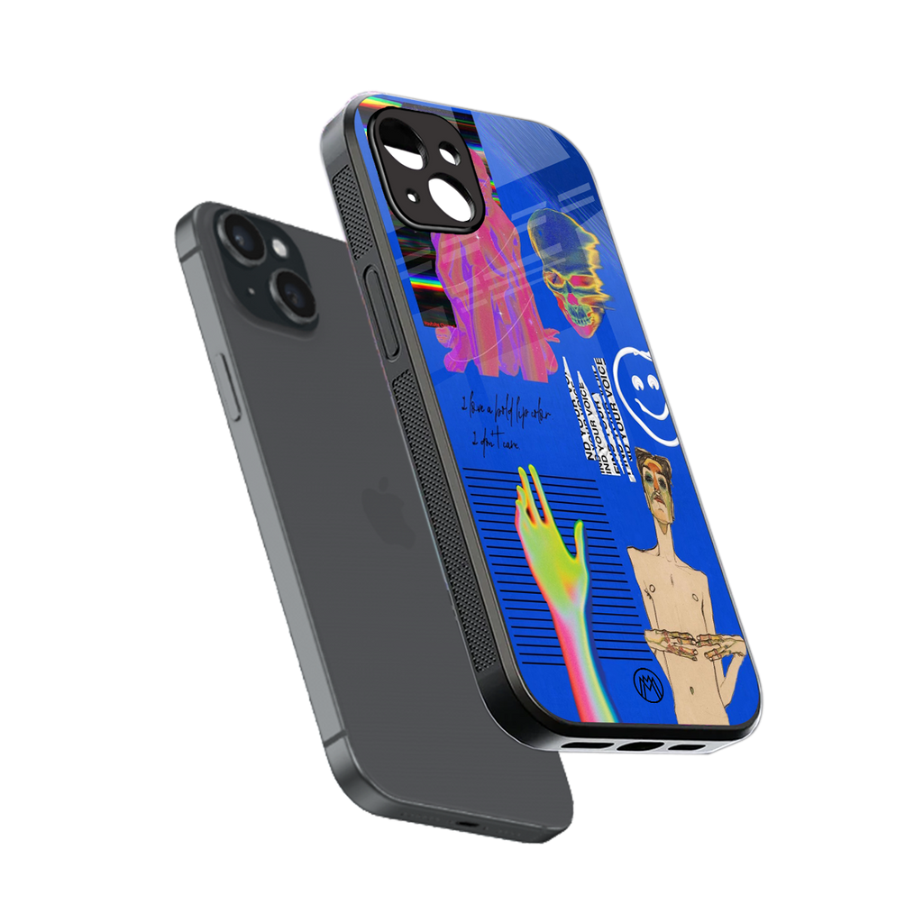 lip love back phone cover | glass case for iphone 14 plus