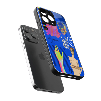 lip love back phone cover | glass case for iphone 14 pro max