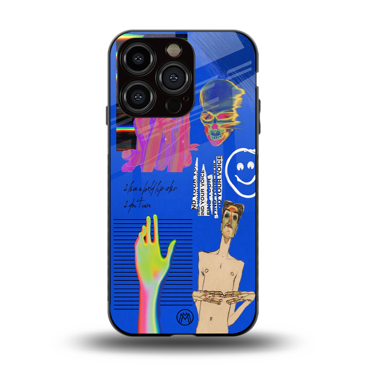 lip love back phone cover | glass case for iphone 15 pro