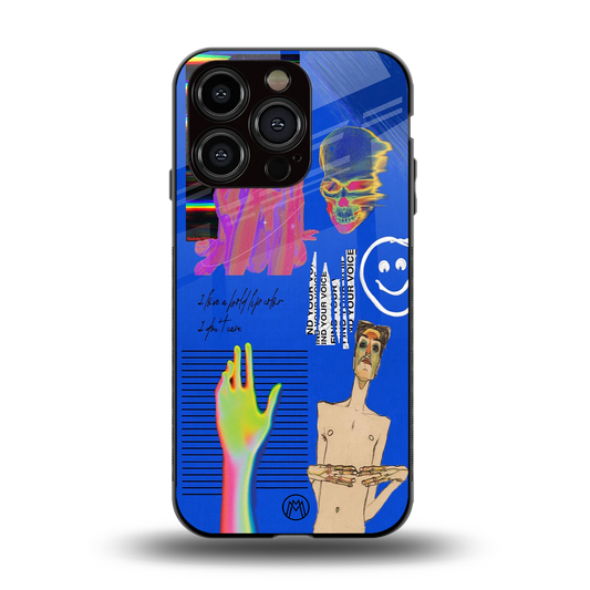 lip love back phone cover | glass case for iphone 14 pro