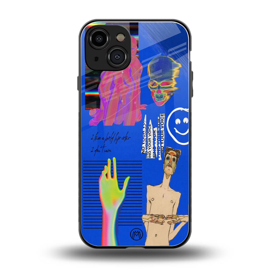 lip love back phone cover | glass case for iphone 15