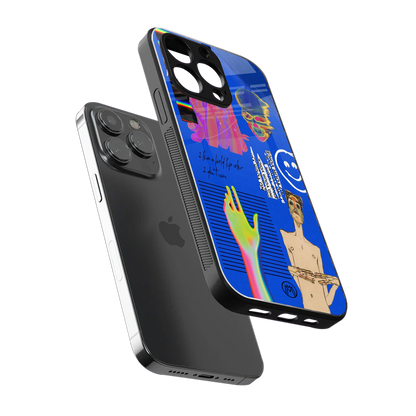 lip love back phone cover | glass case for iphone 15 pro