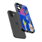 lip love back phone cover | glass case for iphone 16 plus