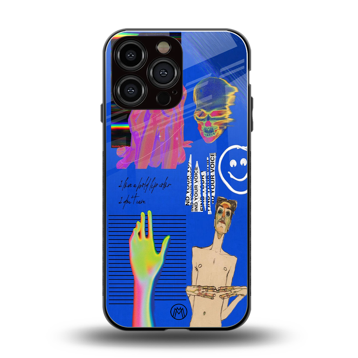 lip love back phone cover | glass case for iphone 16 pro max