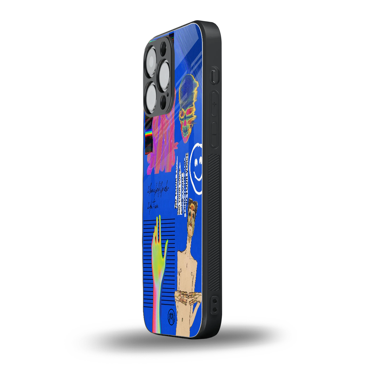 lip love back phone cover | glass case for iphone 16 pro max