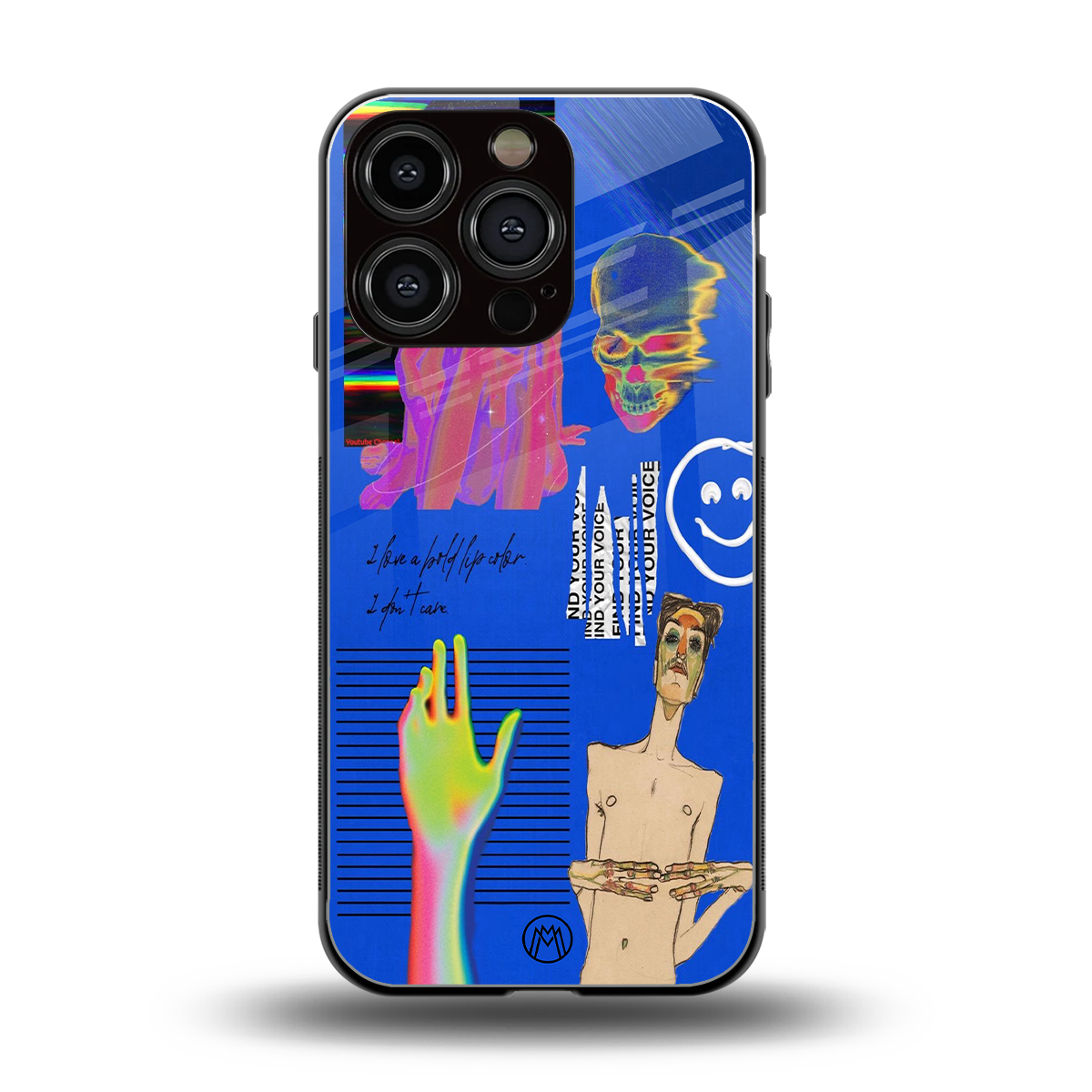 lip love back phone cover | glass case for iphone 16 pro