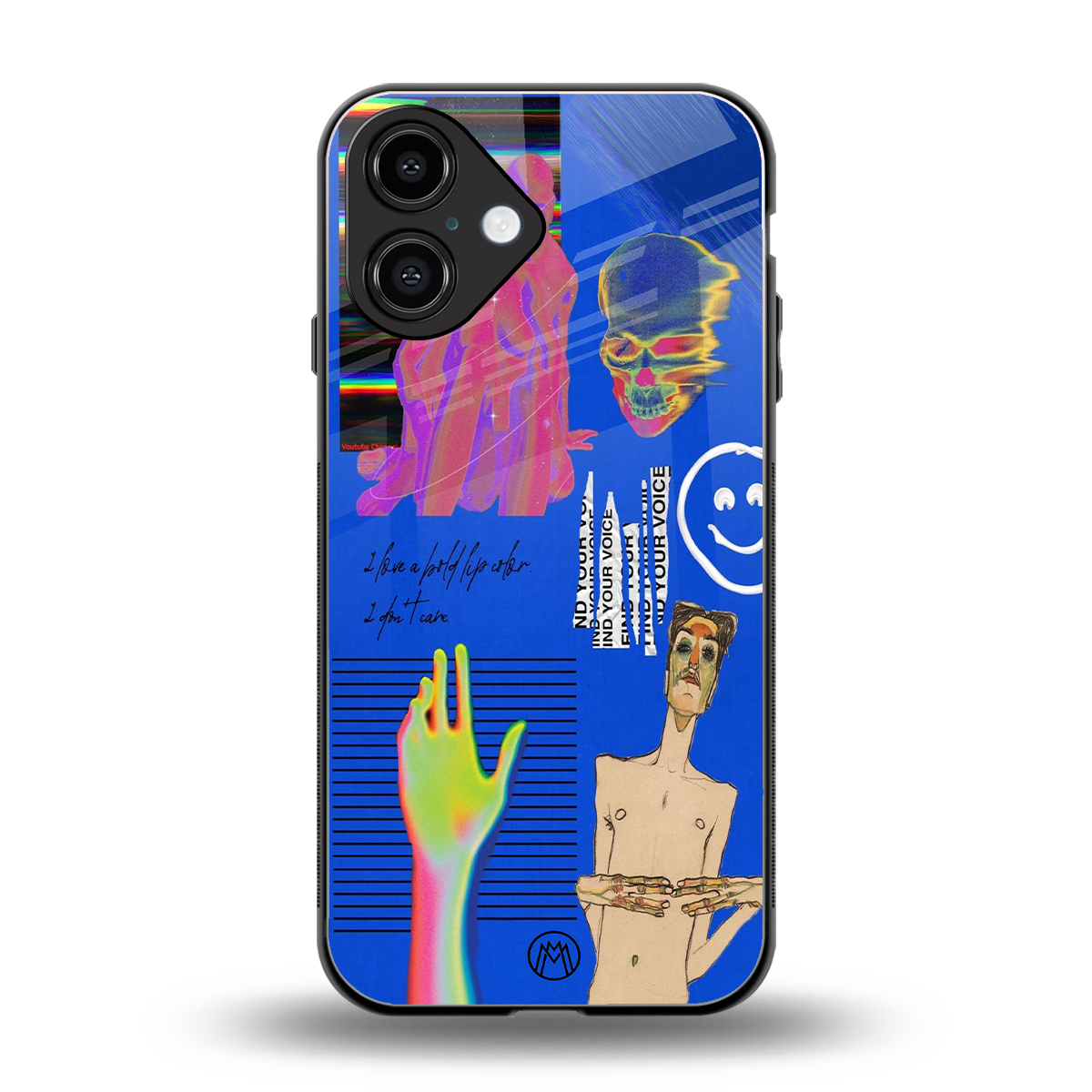 lip love back phone cover | glass case for iphone 16