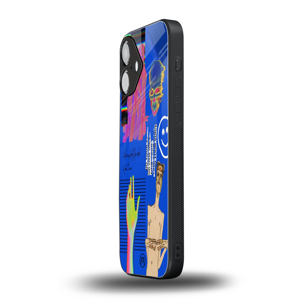 lip love back phone cover | glass case for iphone 16